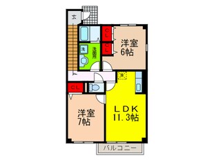 グランド秋桜の物件間取画像